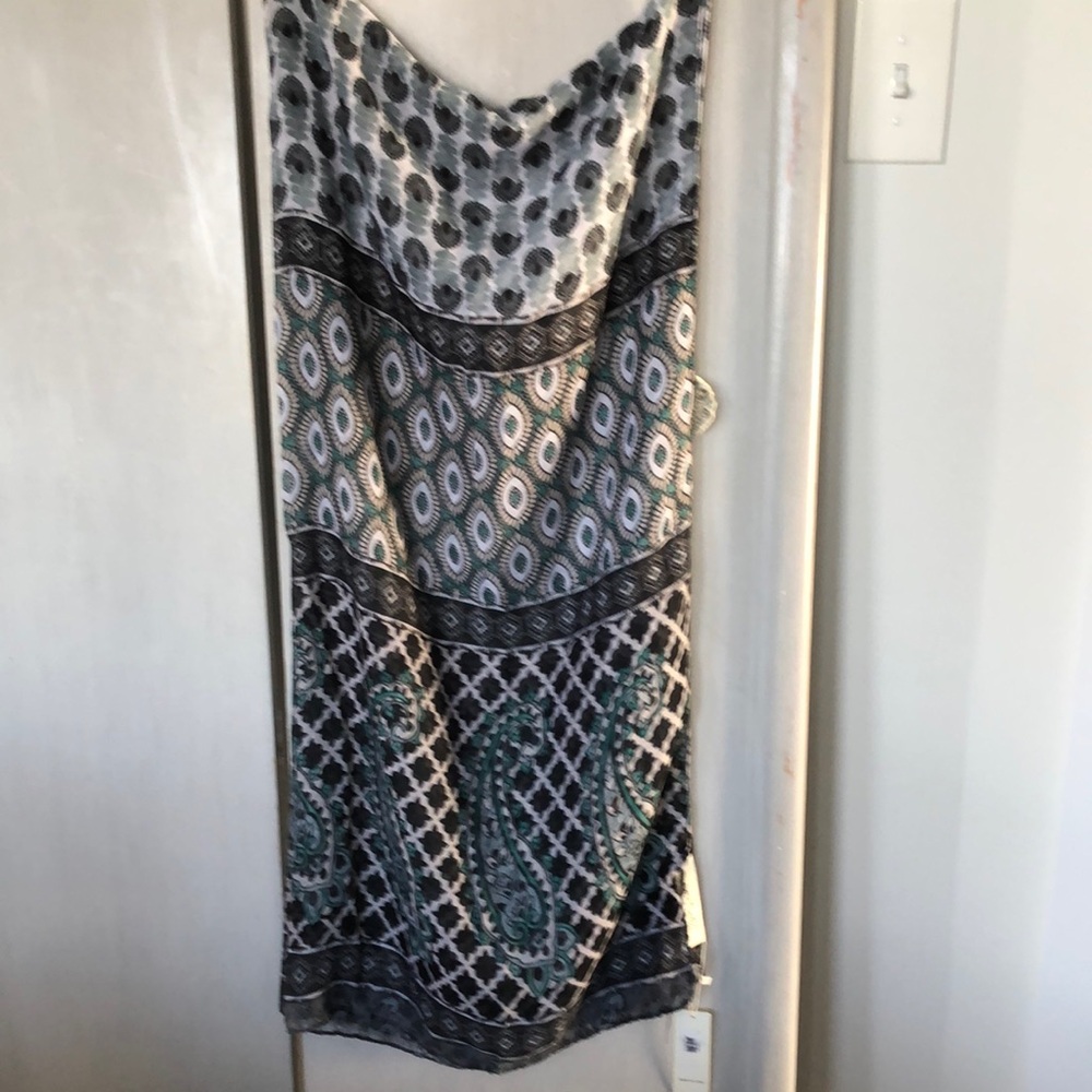Patterned Scarf Sheer